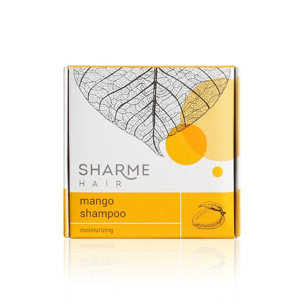 Sharme Hair Mango Natural Solid Šampūnas su mangų sviestu, drėkinamasis, 50 g