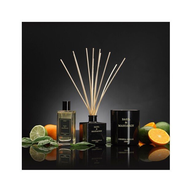 CERERIA MOLLA namų kvapas su lazdelėmis „Basil & Mandarin“ 100 ml. 4