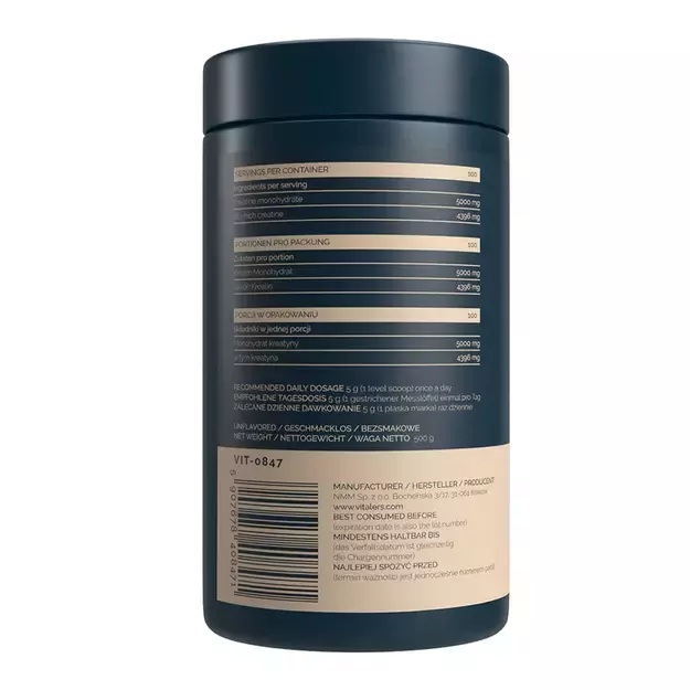 Vitaler's Sportinis mikronizuotas kreatino monohidratas 5000 mg - 500 g 2