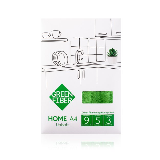 Green Fiber HOME A4 Universalus pluoštas, žalias