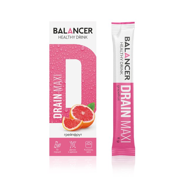 BALANCER DRAIN MAXI su greipfrutų skoniu
