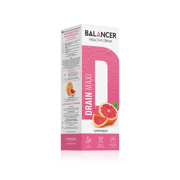 BALANCER DRAIN MAXI su greipfrutų skoniu 2