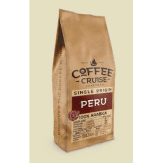 COFFEE  CRUISE TM PERU KAVOS PUPELĖS, 1KG
