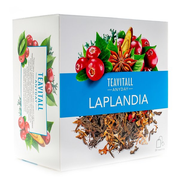 TeaVitall Anyday „Laplandia“ arbatos gėrimas, 38 arbatos pakeliai