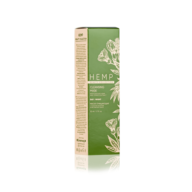 HEMP giliai valanti kaukė riebiai odai, 50 ml