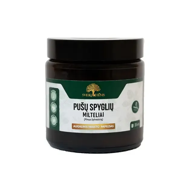 Pušų spygliai milteliais, 30g.