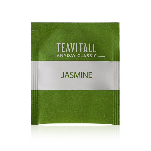 TEAVITALL ANYDAY CLASSIC Jazminų žalioji arbata, 38 filtrų pakuotės.