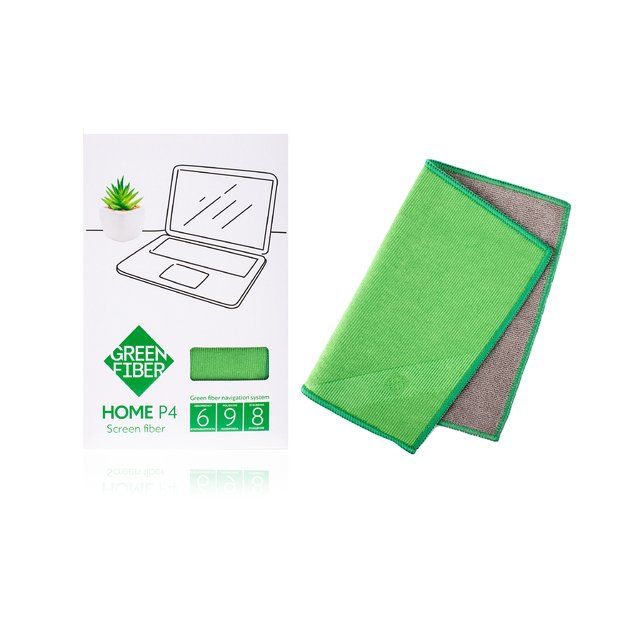 Žalias pluoštas HOME Р4 ekrano pluoštas, pilkai žalias