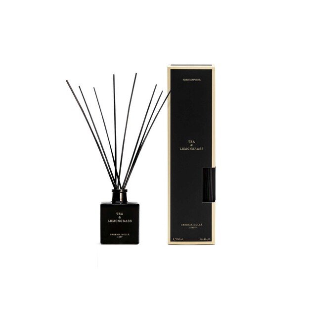 CERERIA MOLLA namų kvapas su lazdelėmis „Tea & Lemongrass“ 100 ml.