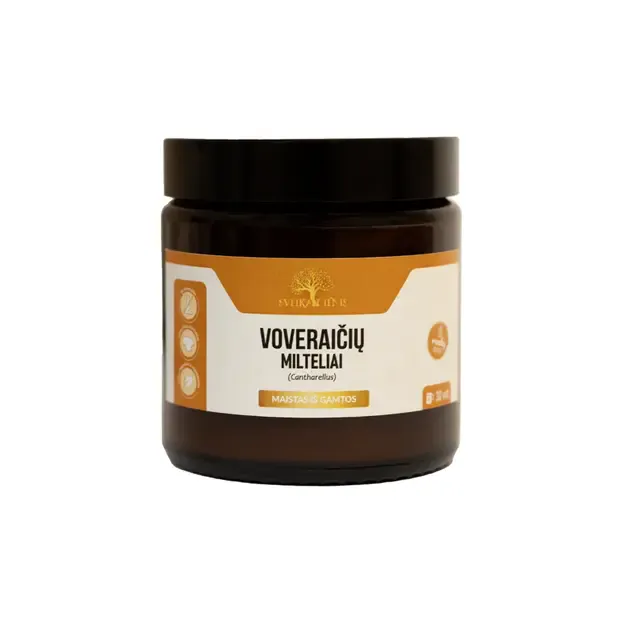 Voveraičių grybai milteliais, 30gr.