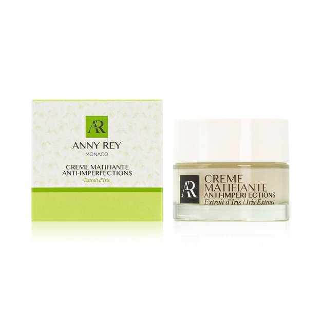 Creme Matifiante Anti-impfections ANNY REY matinis kremas riebiai ir mišriai odai, 50 ml