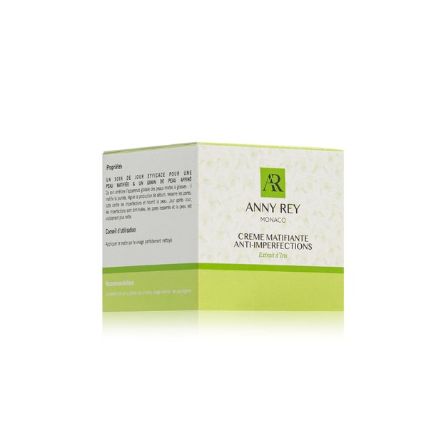 Creme Matifiante Anti-impfections ANNY REY matinis kremas riebiai ir mišriai odai, 50 ml