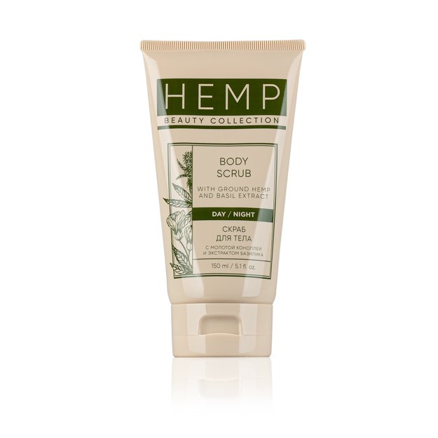 HEMP Kūno šveitiklis skirtas odos mikroreljefui vakarinis, 150 ml
