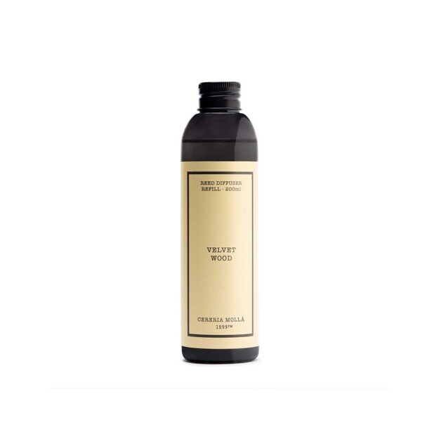 CERERIA MOLLA namų kvapo papildymas „Velvet wood“ 200 ml.