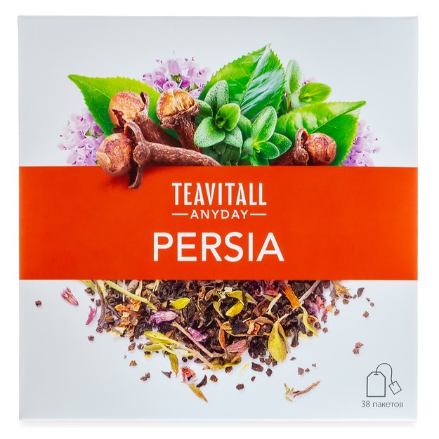 TeaVitall Anyday „Persia“ arbatos gėrimas, 38 arbatos pakeliai