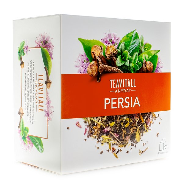 TeaVitall Anyday „Persia“ arbatos gėrimas, 38 arbatos pakeliai