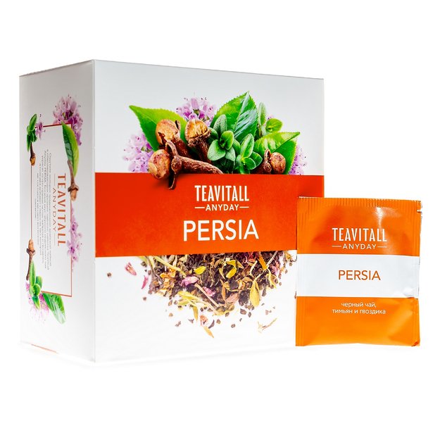 TeaVitall Anyday „Persia“ arbatos gėrimas, 38 arbatos pakeliai
