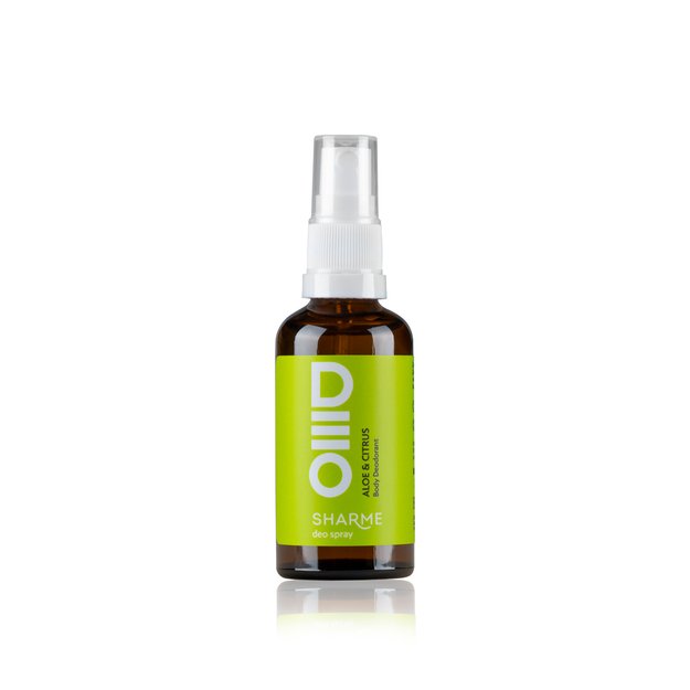 SHARME DEO SPRAY natūralus kūno dezodorantas "Aloe & Citrus", 50 ml