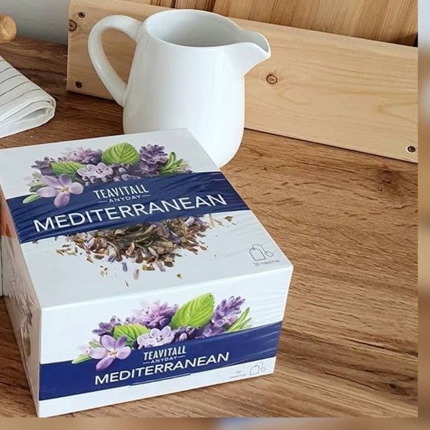 Arbatos gėrimas TeaVitall Anyday “Mediterranean”, 38 filtrų maišeliai