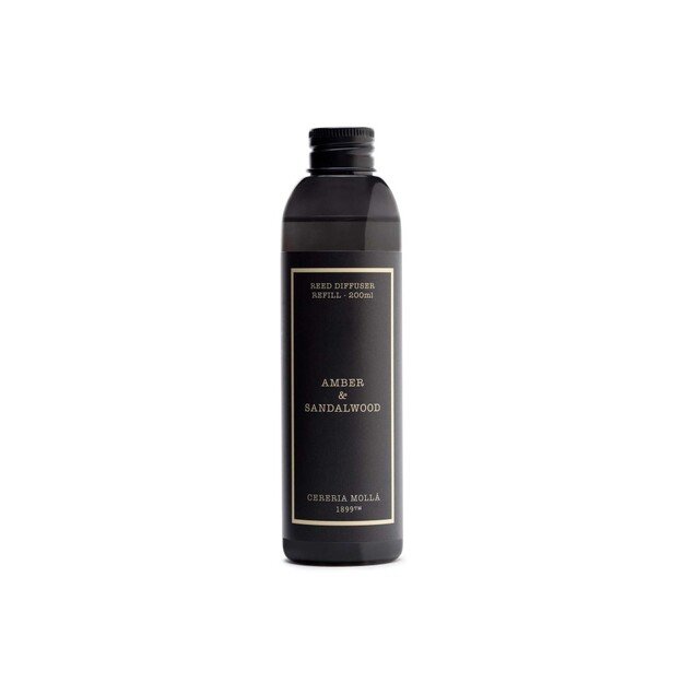 CERERIA MOLLA namų kvapo papildymas „Amber & Sandalwood“ 200 ml.