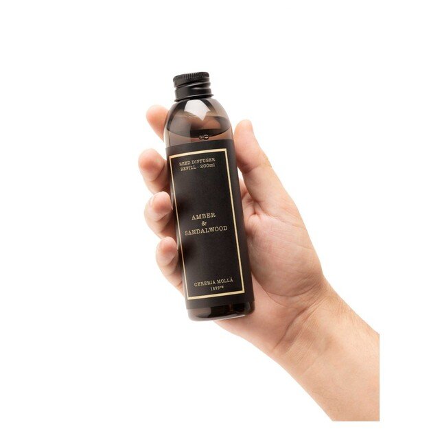 CERERIA MOLLA namų kvapo papildymas „Amber & Sandalwood“ 200 ml. 1