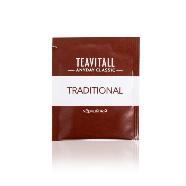 TEAVITALL ANYDAY CLASSIC „Tradicinė“ juodoji arbata, 38 filtrų arbatos maišeliai