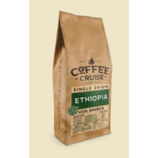 COFFEE  CRUISE TM ETHIOPIA KAVOS PUPELĖS, 1KG