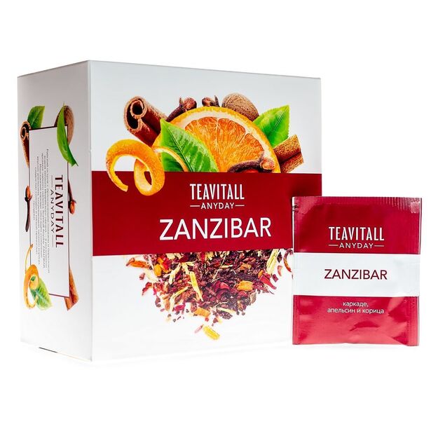 TEAVITALL ANYDAY ZANZIBAR ARBATA, 38 ARBATOS PAKELIAI