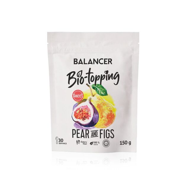 GREENWAY PLUOŠTO KOMPLEKSAS BALANCER BIO-UŽPILAS "PEAR & FIG", SALDUS, 150 G