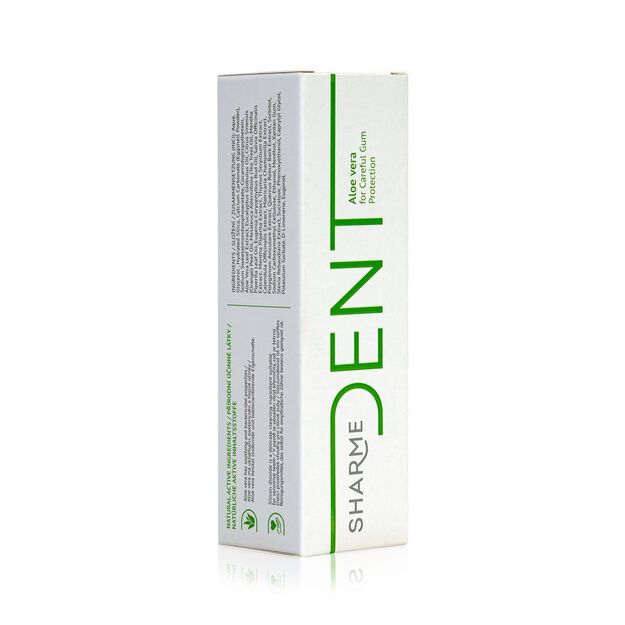 SHARME DENT „Aloe Vera“ dantų pasta švelniai dantenų apsaugai, 75 ml