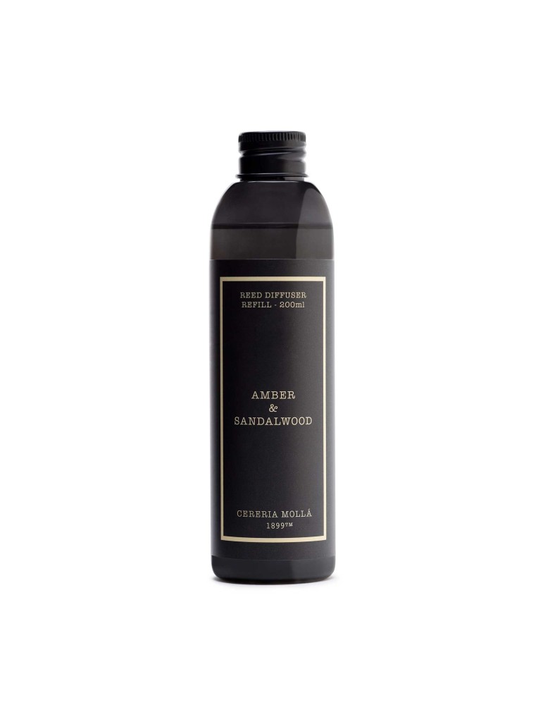 CERERIA MOLLA namų kvapo papildymas „Amber &amp; Sandalwood“ 200 ml.