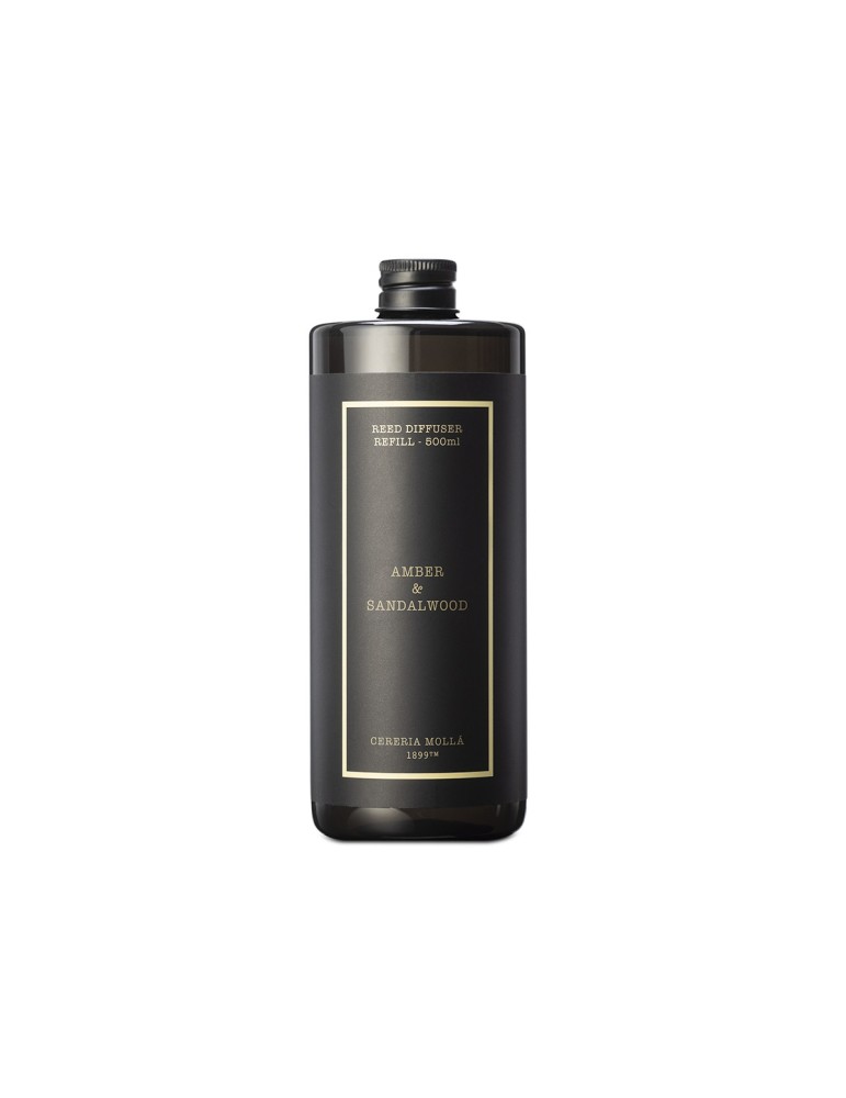CERERIA MOLLA namų kvapo papildymas „Amber &amp; Sandalwood“ 500 ml.