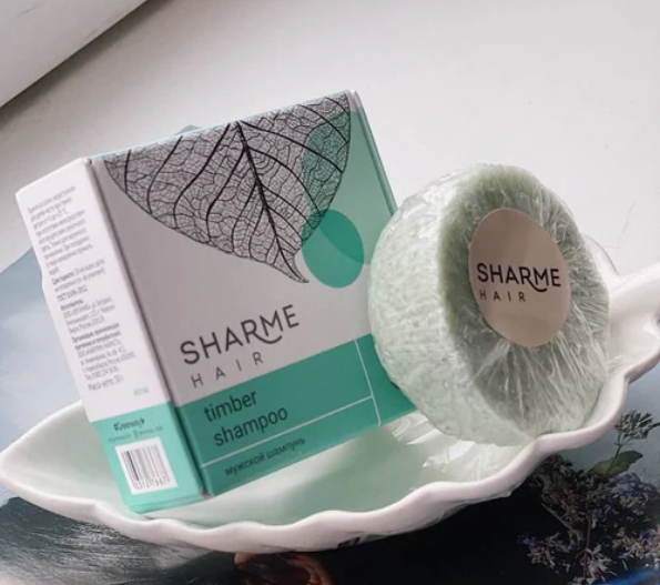 Greenway SHARME HAIR TIBER natūralus kietas šampūnas vyrams, 50 g